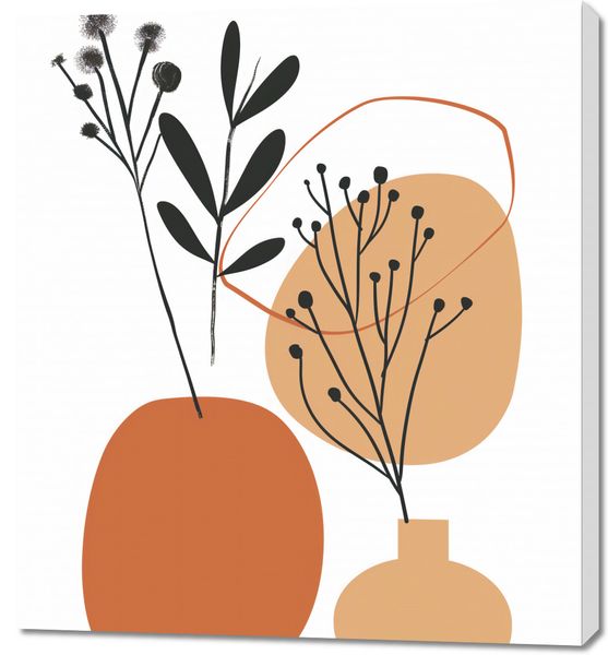 Obraz 90x100cm Botaniczny Pastel zdjęcie 1