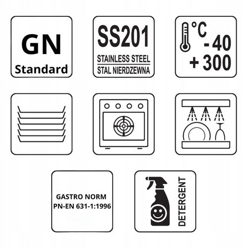 POJEMNIK GASTRONOMICZNY ZE STALI NIERDZEWNEJ GN 1/1 200MM 26L YATO na Arena.pl