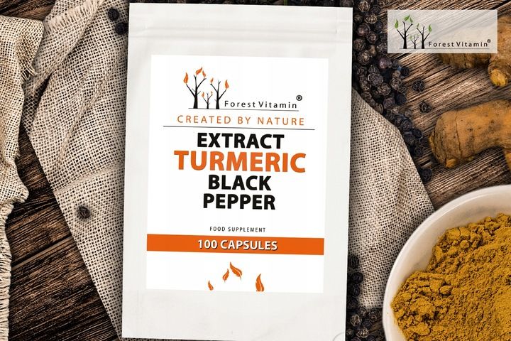 KURKUMINA PIPERYNA MOCNA STANDARYZACJA KURKUMA 100 zdjęcie 7