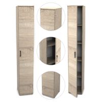 SZAFKA REGAŁ SŁUPEK ŁAZIENKOWY STOJĄCY G 30 1D 182/30/32 DĄB SONOMA