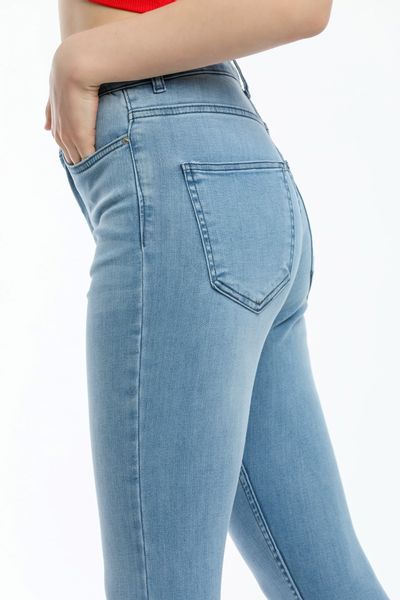 PREMIUM JAKOŚC NIEBIESKI JEANSY MODELUJĄCE _M zdjęcie 4
