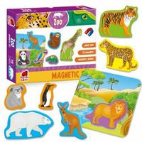 zestaw dla dzieci magnesów edukacyjnych zoo rk2090-02
