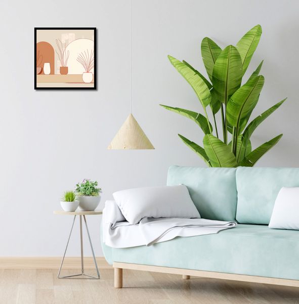 Plakat 40x40cm Widok Roślin zdjęcie 4