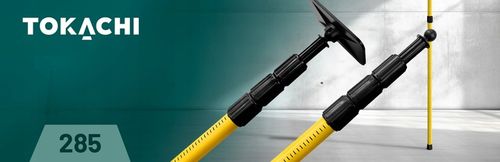 TYCZKA ROZPOROWA DO LASERA 3M DRĄŻEK POZIOMICY STATYW Z PODZIAŁKĄ + na Arena.pl