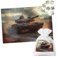 PUZZLE TRADYCYJNE - CZOŁG WOJSKO ARMIA - 110 el