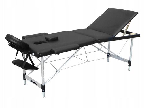 Łóżko Stół Masażu Składany Przenośny Aluminiowy 3 Segmentowy Leżanka na Arena.pl