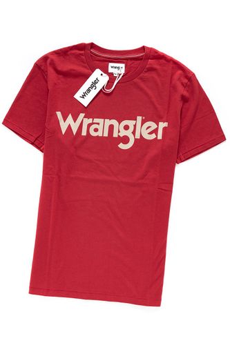 WRANGLER SS LOGO TEE RED W7C04D347 L na Arena.pl