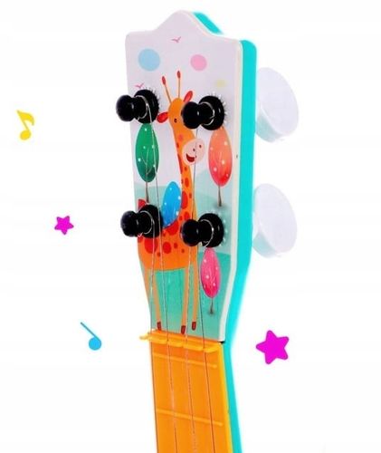 GITARA DLA DZIECI DUŻA 43CM UKULELE GRA INSTRUMENT na Arena.pl