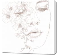 Obraz 70x70cm Kwitnąca Imersja