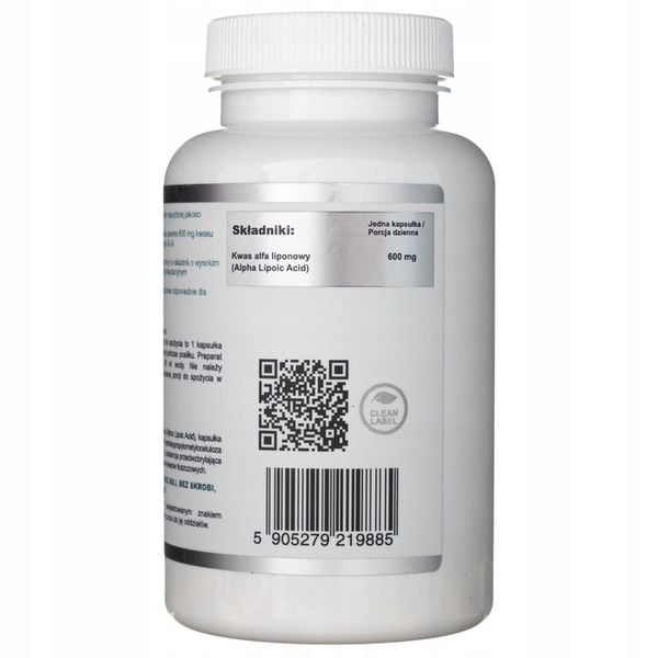 WISH KWAS ALFA LIPONOWY ALA 600 MG - 120 KAPSUŁEK zdjęcie 2