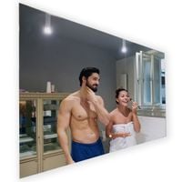 Lustro Łazienkowe LED Podświetlane 110x100cm