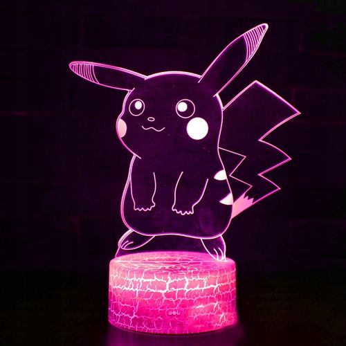 Lampka 3D nocna led usb Pikachu Statuetka na Arena.pl