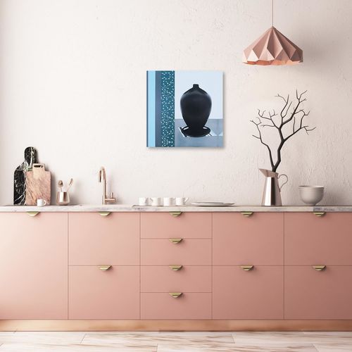 Deco Panel, Czarny wazon abstrakcja 38x38 na Arena.pl