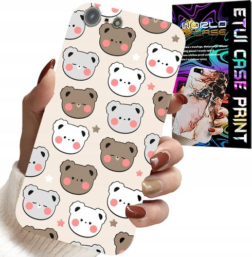 ETUI DO IPHONE 5 / 5S / 5C - MIŚ MISIE WZORY DLA NAJMŁODSZYCH + SZKŁO na Arena.pl