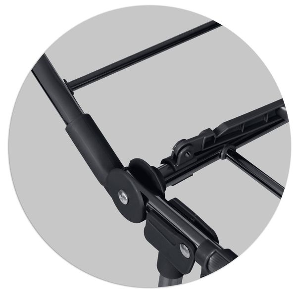 Suszarka na pranie stojąca rozkładana Lina 22 mb czarna zdjęcie 8