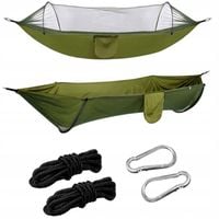 HAMAK Turystyczny SURVIVALOWY MOSKITIERA PIKNIKOWY Duży Wygodny na Wyjazd
