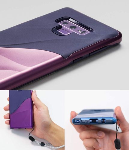 ETUI RINGKE WAVE GALAXY NOTE 9 + 3X FOLIA RINGKE na Arena.pl