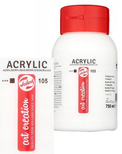 Farba akrylowa 750ml Titanium White TALENS ART CREATION 105 na Arena.pl