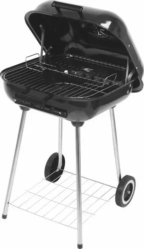 GRIL GRILL OGRODOWY Z POKRYWĄ KOŁAMI BBQ 40X45CM na Arena.pl