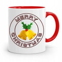 Kubek Czerwony Świąteczny Pod Choinkę Na Mikołaja Z Nadrukiem Ze Zdjęciem