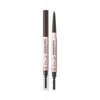 eveline brow&go pomada do brwi w sztyfcie dark brown wodoodporna