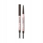 eveline brow&go pomada do brwi w sztyfcie dark brown wodoodporna