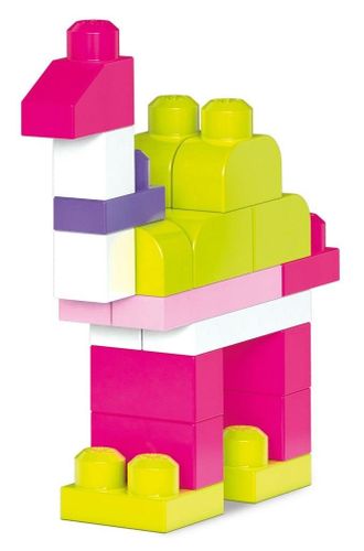 MEGA BLOKS Duża torba 80 elementów Różowa na Arena.pl