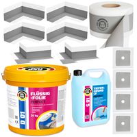 Folia w płynie 20kg Narożniki Taśma 20m Grunt 5l