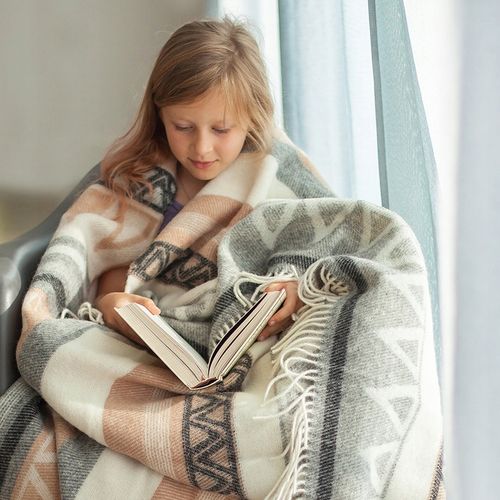 KOC Swiateczny WEŁNIANY cieply 100% wełna nowozelandzka 140x200 na Arena.pl