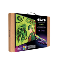 Zestaw Kreatywny ”Manga” Ziemia 3D 30X40Cm Malowanie Akcesoria Okto 20038