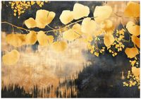 Fototapeta Winylowa Do Sypialni Salonu Liście 416x254