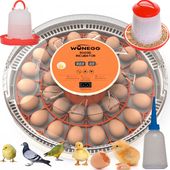 INKUBATOR KLUJNIK WYLĘGARKA JAJ WYLĘGU DROBIU 30 JAJ OWOSKOP TACA GRATISY