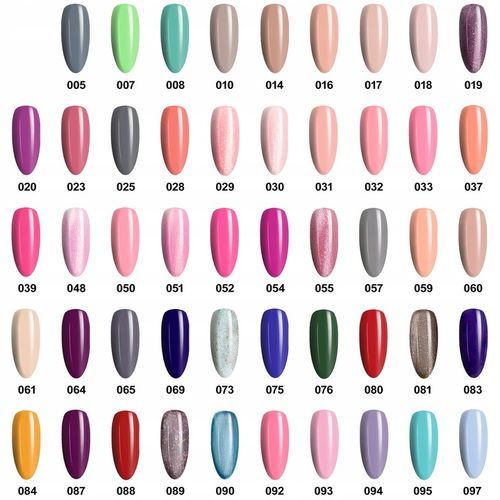 10x Lakier Hybrydowy NTN 5g Pastele Brokaty Drobinki Wybór Kolorów na Arena.pl