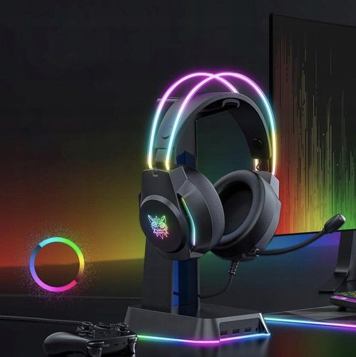 ONIKUMA X26 Słuchawki Nauszne Gamingowe Przewodowe z Mikrofonem do PC RGB na Arena.pl