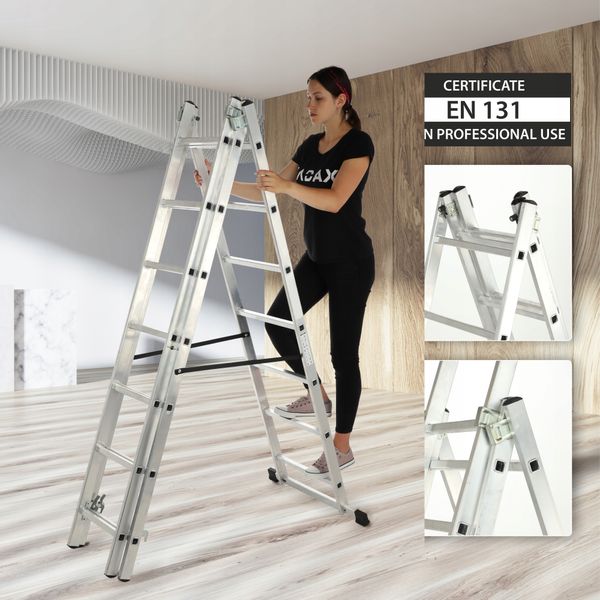 KADAX Drabina wielofunkcyjna 7-stopni 3x7 BASIC zdjęcie 6