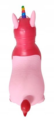 Skoczek gumowy dla dzieci JEDNOROŻEC 60 cm różowy na Arena.pl