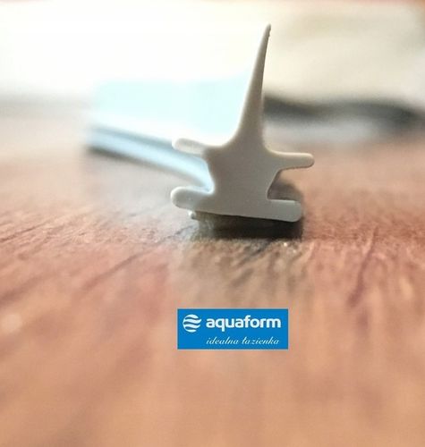 Uszczelka dolna parawanu nawannoweg AQUAFORM i KFA ARMATURA szara na Arena.pl