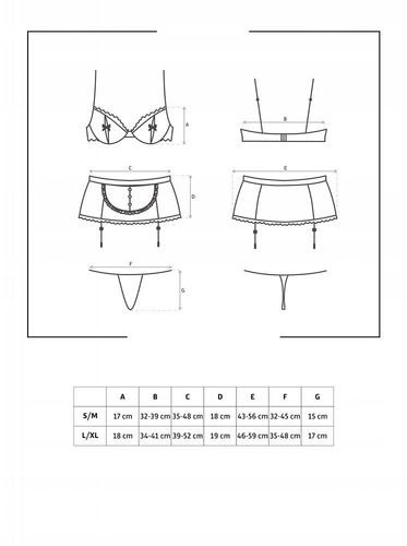 Maidme - strój pokojówki. Rozmiar L/XL. na Arena.pl