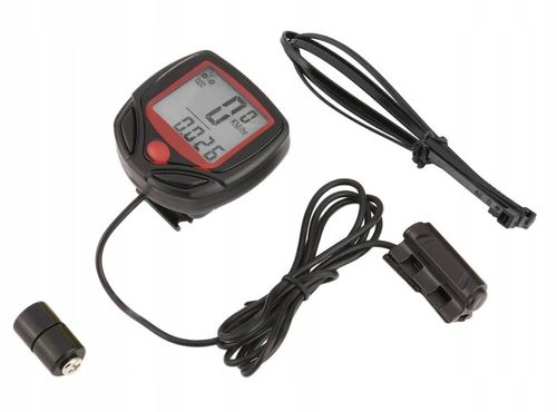 LICZNIK ROWEROWY LCD PRĘDKOŚĆ PRZEBIEG ZEGAR na Arena.pl