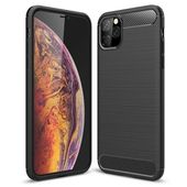 Wytrzymałe etui pokrowiec Carbon do Apple iPhone 11 Case czarny