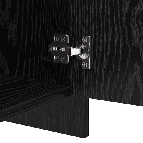 Bufet Czarny dąb 70 x 41 x 75 cm Materiał drewnopochodny na Arena.pl