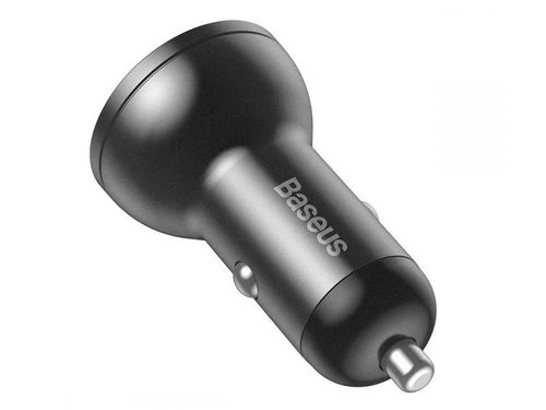 Ładowarka samochodowa Baseus 2x USB LED 4.8A 24W Grey na Arena.pl