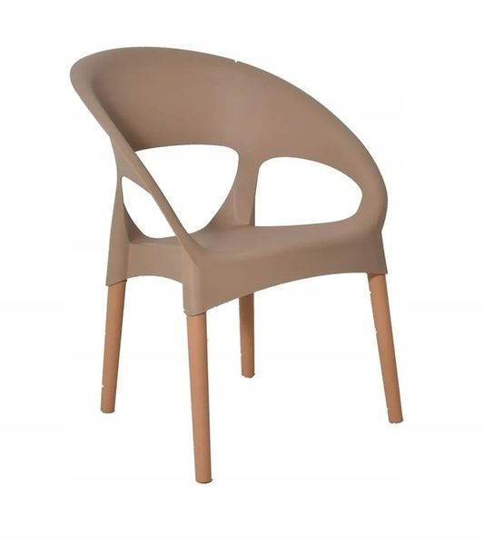 Fotel Oxford beżowy - buk zdjęcie 1