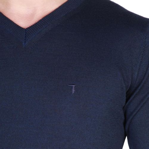 Trussardi sweter męski niebieski L na Arena.pl