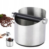 POJEMNIK DO ESPRESSO ZE METAL DRĄŻKIEM POJEMNIK NA FUSY DO SITKA, KNOCK BOX