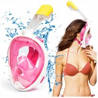 MASKA DO NURKOWANIA PEŁNOTWARZOWA DLA DZIECI DO SNORKELINGU S/M AntiFog