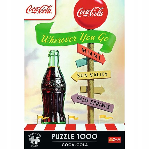 Puzzle 1000 Premium Coca Cola 12098 zdjęcie 4