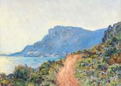 Plakat 18x13cm The Corniche near Monaco, Monet Vintage do Salonu