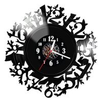 Zegar ścienny z płyty winylowej Zegar natura 639.14