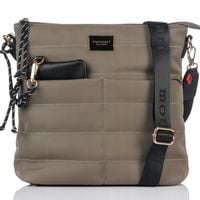 PIKOWANA TOREBKA LISTONOSZKA MONNARI + PORTMONETKA WODOODPORNA Szara